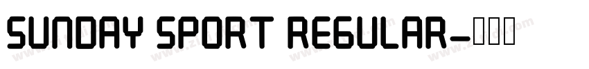 sunday sport regular字体转换